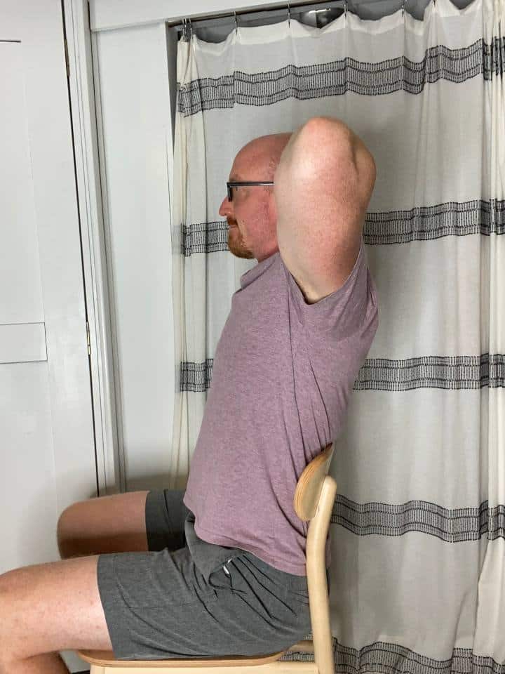 Posture Correction exercise: Thoracic Extension in a Chair